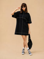 Outline Oversized Cotton Dress