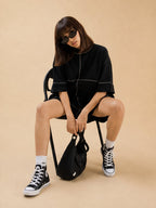 Outline Oversized Cotton Dress