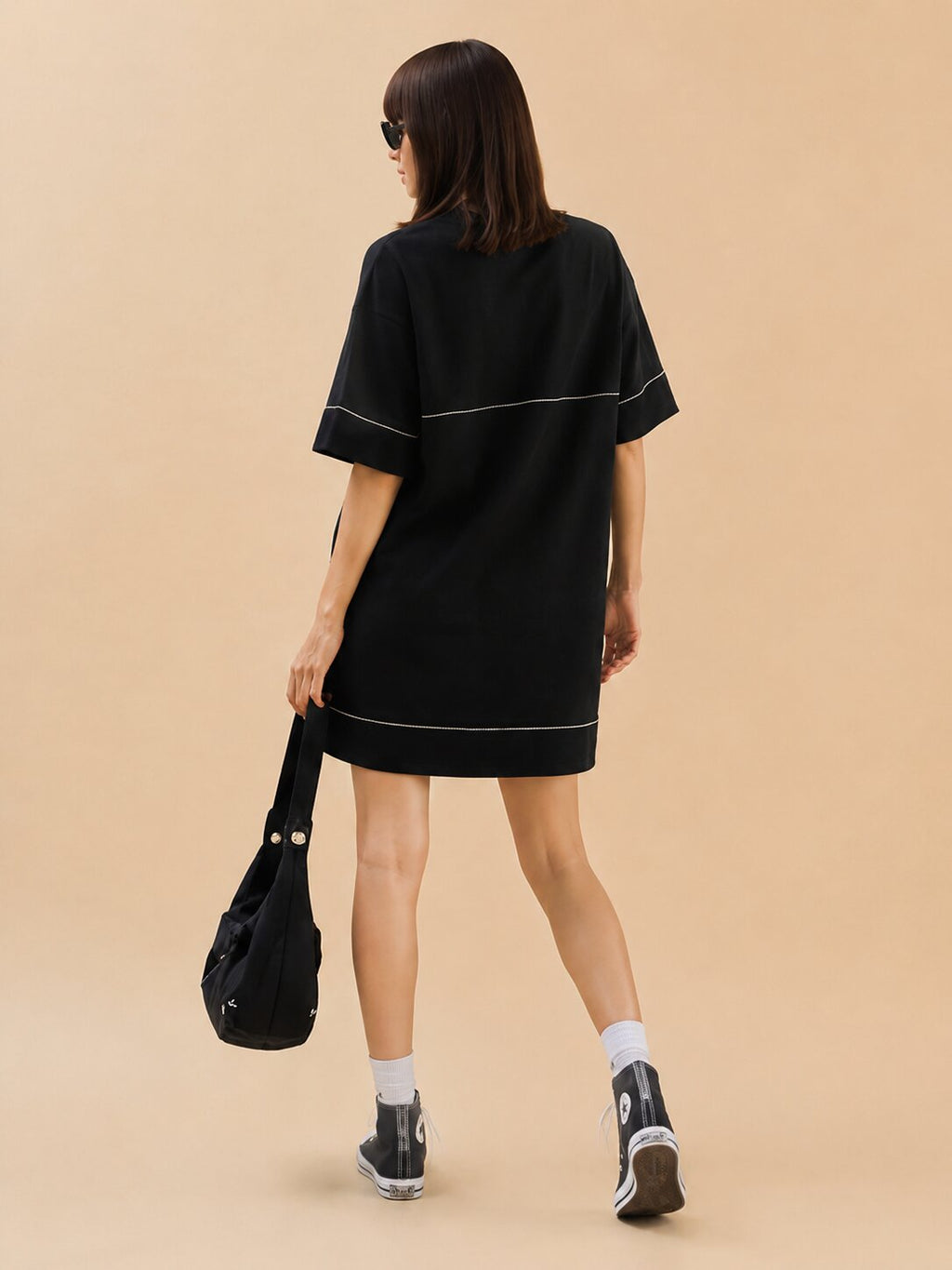 Outline Oversized Cotton Dress