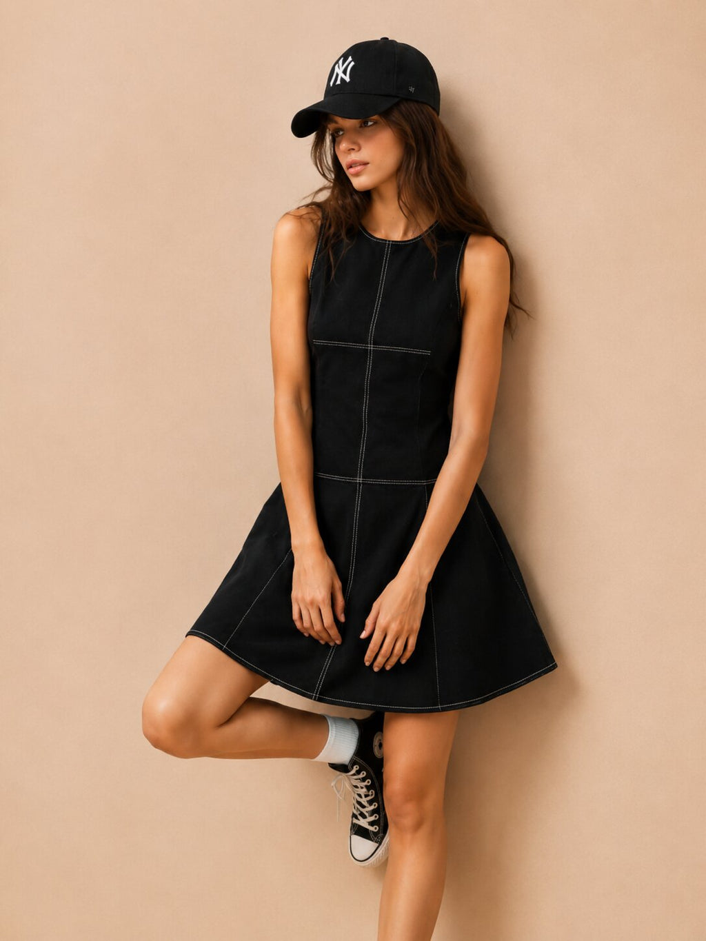 Contour Cotton Flare Dress