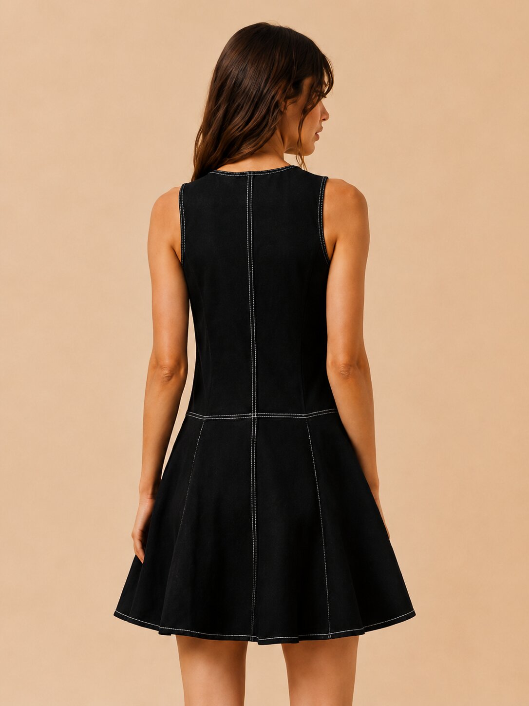 Contour Cotton Flare Dress