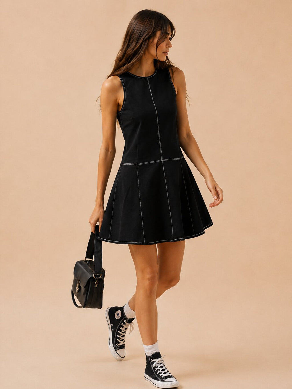 Contour Cotton Flare Dress