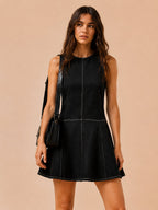 Contour Cotton Flare Dress