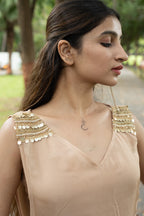 Golden Luxe Indo-western Jacket set